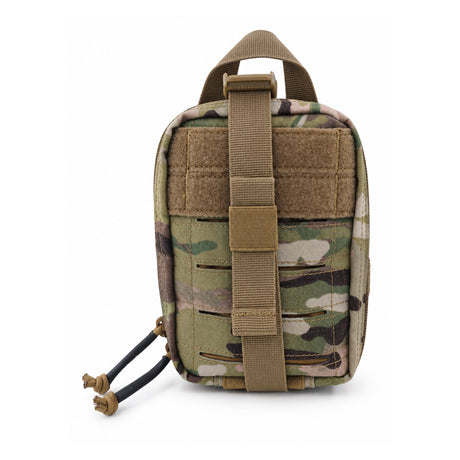 Pochette médicale détachable Cordura 600D ouverture à plat 17 x 13 x 7 cm