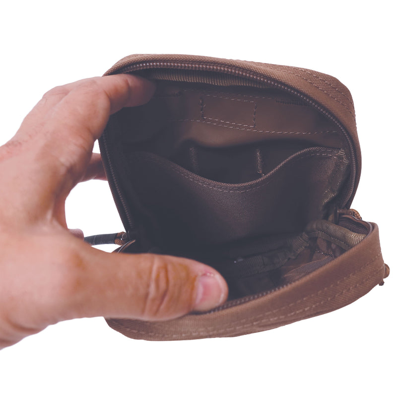 Pochette multi-usages Arkansas MOLLE en Cordura 600D 15 x 18 x 3 cm doublée PVC