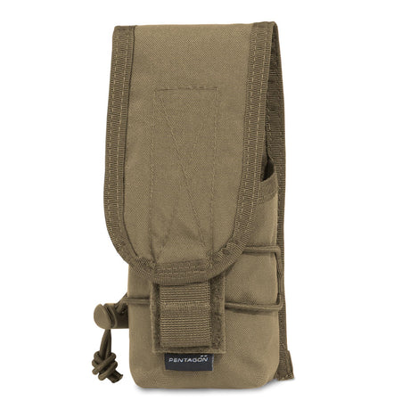 Pochette multi-usages Pentagon Single Multi en Cordura 500D pour 2 chargeurs 5,56 mm