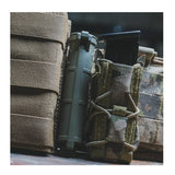 Pochette multi-usages Thyrm CellVault à corps transparent pour piles CR123 fixation MOLLE