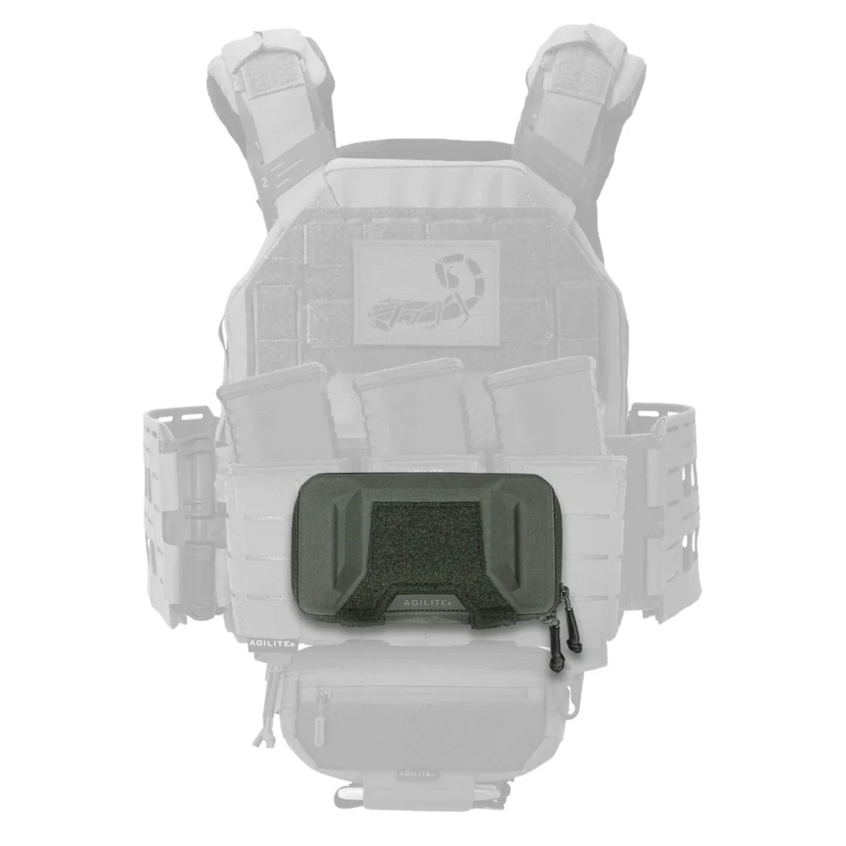 Pochette téléphone Agilite Battleshell 109 x 198 x 28 mm à coque thermoformée