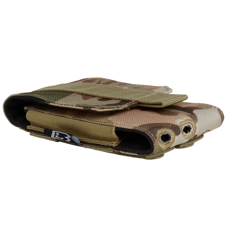 Pochette téléphone Brandit MOLLE format moyen rabat auto-agrippant 13 x 7 x 2,5 cm