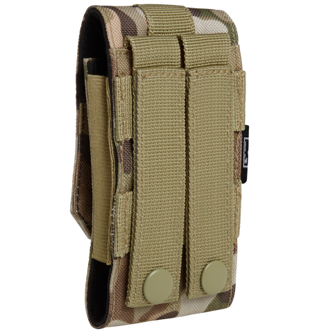 Pochette téléphone Brandit MOLLE format moyen rabat auto-agrippant 13 x 7 x 2,5 cm