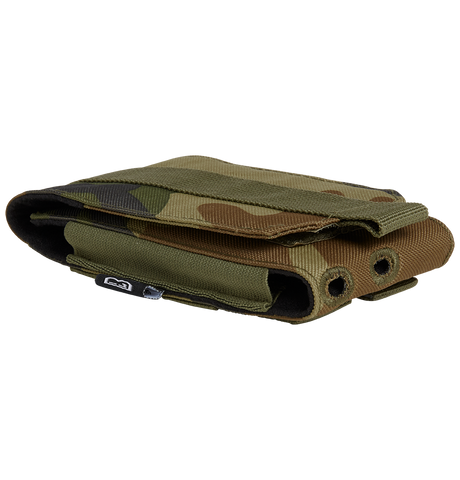Pochette téléphone Brandit MOLLE grand format doublure souple passages de câble