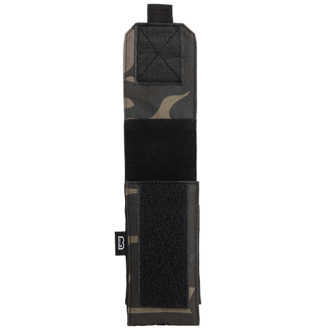 Pochette téléphone Brandit MOLLE grand format doublure souple passages de câble