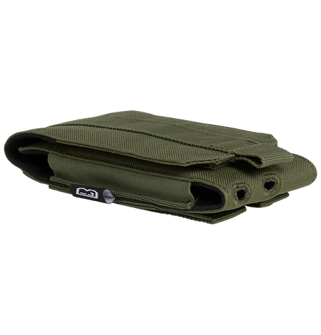 Pochette téléphone Brandit MOLLE grand format doublure souple passages de câble