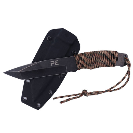 Poignard de combat OPEX Commando acier 440 inoxydable lame 14,73 cm étui inclus
