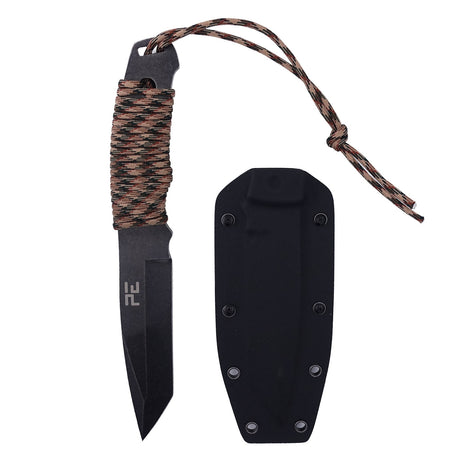 Poignard de combat OPEX Commando acier 440 inoxydable lame 14,73 cm étui inclus