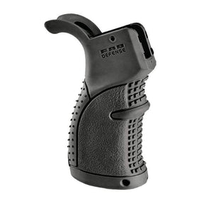 Poignée Pistolet Améliorée avec Revêtement en Caoutchouc FAB Defense AGR-43 pour AR15 / AR10 / M16 / M4 / SR25 / HK416