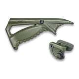 Poignée avant ergonomique FAB Defense PTK + VTS Combo avec support de pouce pour rail Picatinny