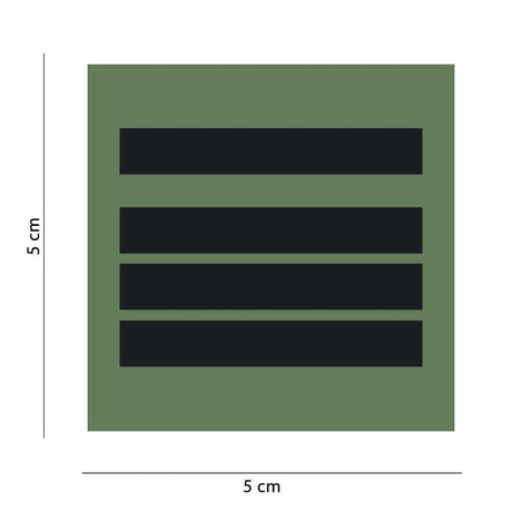 Grade poitrine BASSE VISIBILITÉ Mil - Spec ID - Vert olive - Welkit.com