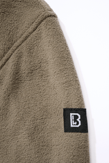 Polaire Brandit Fleece Troyer 170 g/m² col montant et poche de poitrine dissimulée