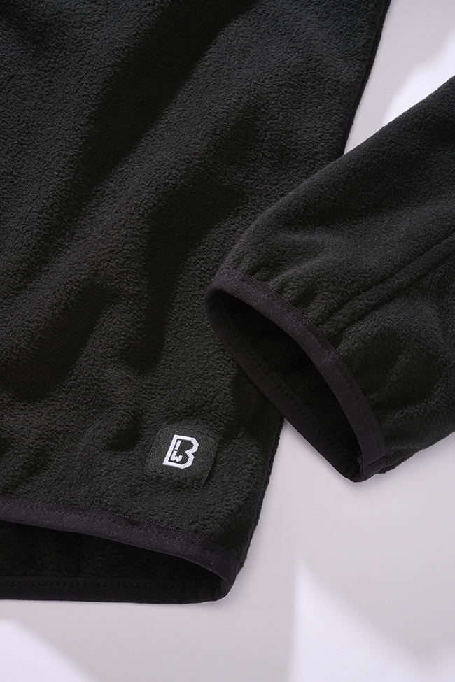 Polaire Brandit Fleece Troyer Ripstop 170 g/m² épaules et coudes renforcés poche de bras