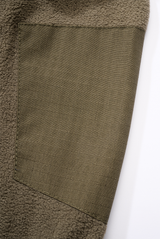 Polaire Brandit Fleece Troyer Ripstop 170 g/m² épaules et coudes renforcés poche de bras