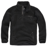 Polaire Brandit Teddyfleece Troyer doublée col montant quatre poches et bas élastiqué
