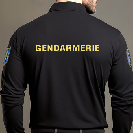 Polo Gendarmerie Mobile Patrol Equipement manches longues Cooldry 180 g/m²