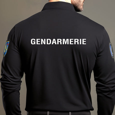 Polo Gendarmerie départementale Patrol Equipement manches longues Cooldry 180 g/m²