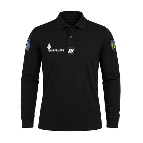 Polo Gendarmerie départementale Patrol Equipement manches longues Cooldry 180 g/m²
