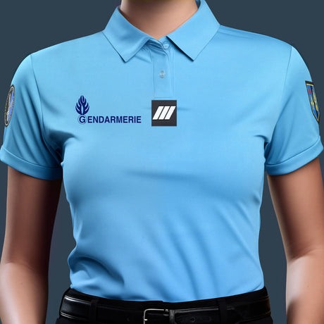 Polo Gendarmerie femme Patrol Equipement Cooldry polyester maille piquée 180 g/m2
