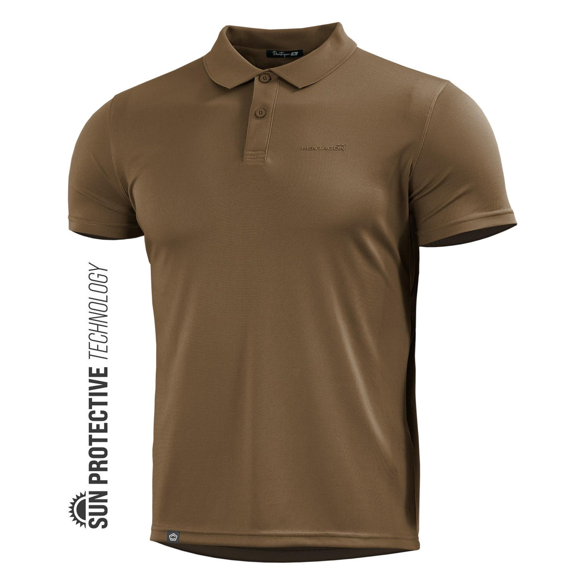 Polo Pentagon Anassa en polyester 175 g/m² protection solaire UPF 50+ EN 13758-1