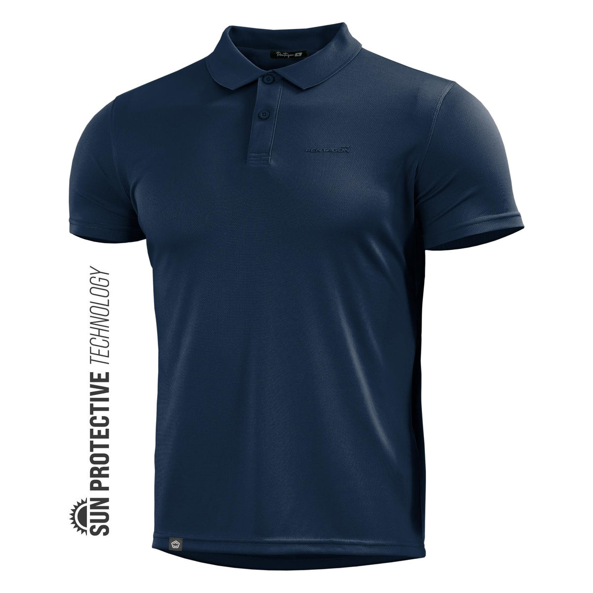 Polo Pentagon Anassa en polyester 175 g/m² protection solaire UPF 50+ EN 13758-1