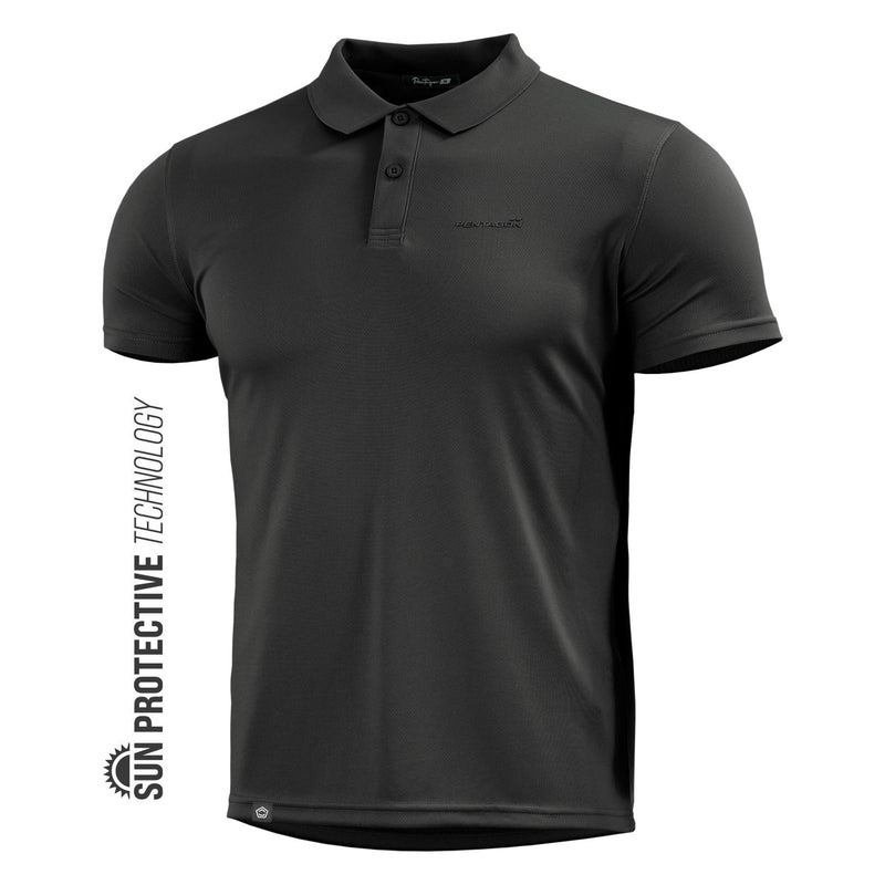 Polo Pentagon Anassa en polyester 175 g/m² protection solaire UPF 50+ EN 13758-1