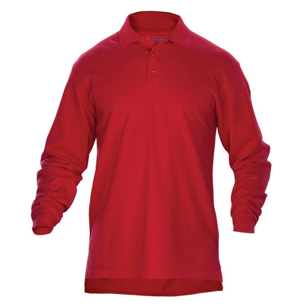 Polo Professionnel manches longues 5.11 Tactical coton piqué 193 g prélavé