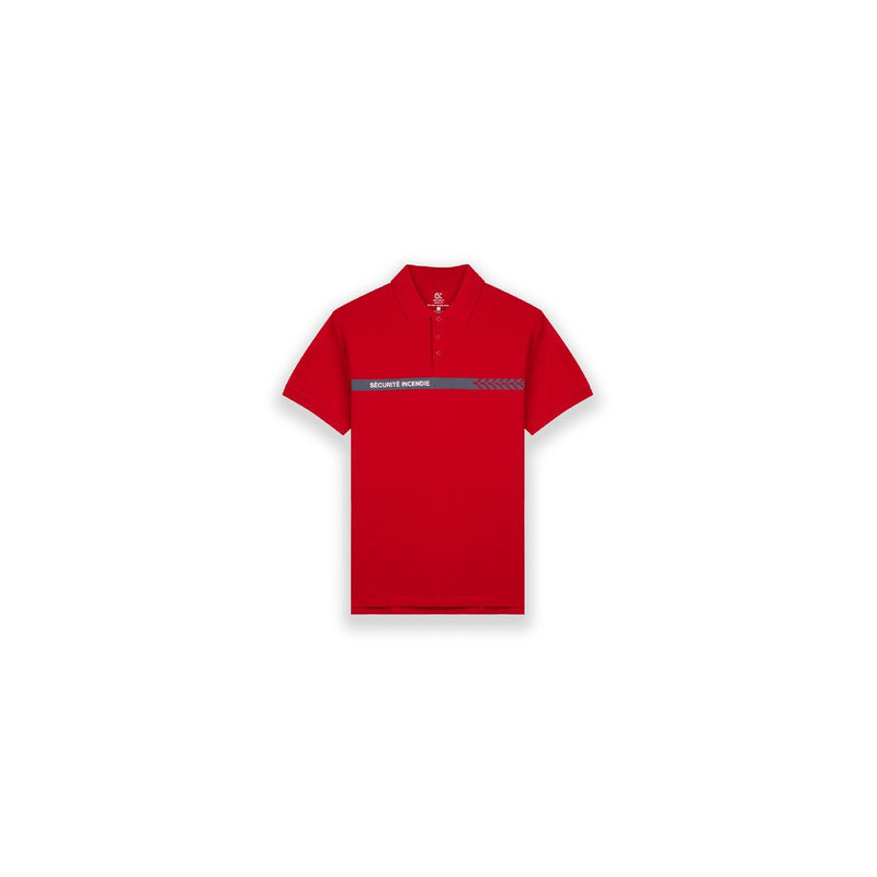 Polo de sécurité incendie GK Safetek manches courtes 100 % coton double surpiqûre