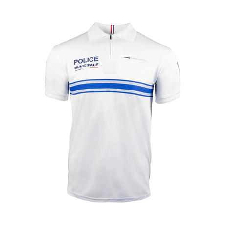 Polo de service manches courtes GK Professional maille respirante demi-glissière