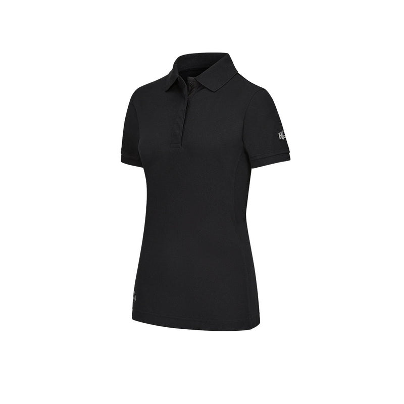 Polo femme Haix Flextreme coton polyester col à boutons lavable à 60 °C