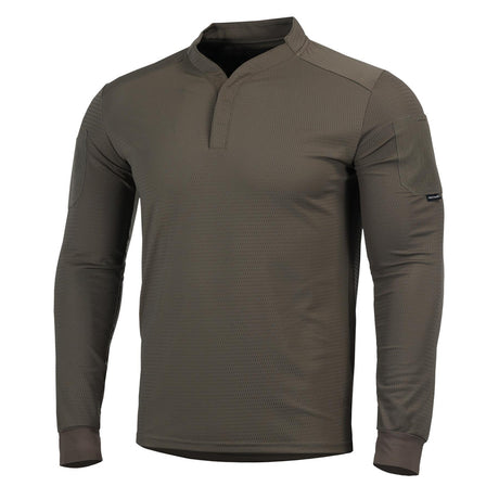Polo manches longues Pentagon Squad Force en nylon élasthanne 180 g/m² UPF 50+