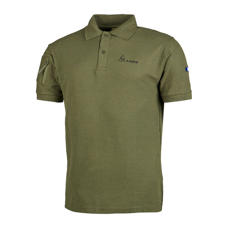 Polo tactique Ares French Army polycoton 230 g/m² poche de manche à glissière