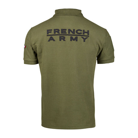 Polo tactique Ares French Army polycoton 230 g/m² poche de manche à glissière