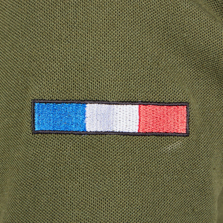 Polo tactique Ares French Army polycoton 230 g/m² poche de manche à glissière