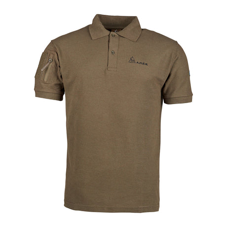 Polo tactique Ares French Army polycoton 230 g/m² poche de manche à glissière