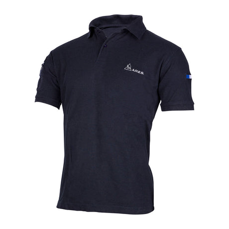 Polo tactique Ares French Forces maille polycoton 230 g/m² et poche de manche