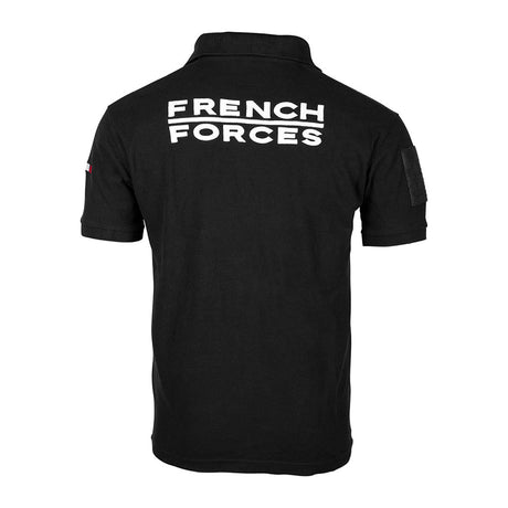 Polo tactique Ares French Forces maille polycoton 230 g/m² et poche de manche
