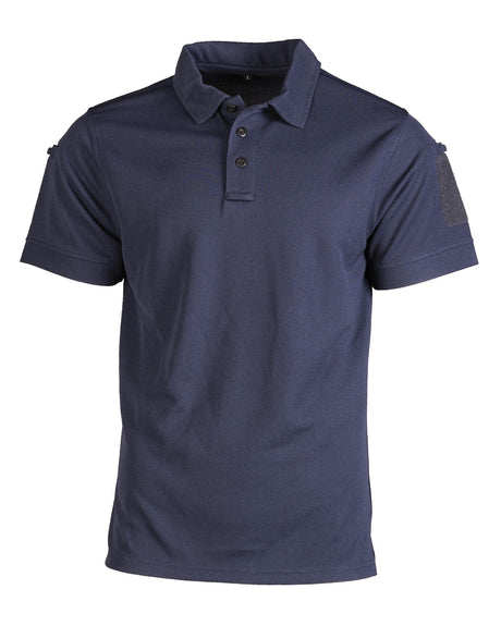 Polo tactique Mil-Tec à séchage rapide en polyester avec poches de bras et porte-stylo
