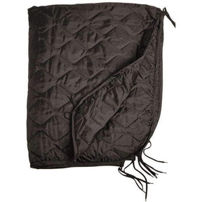 Poncho Liner Mil-Tec polyester matelassé 210 × 150 cm 800 g avec sac de transport