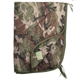 Poncho Liner Mil-Tec polyester matelassé 210 × 150 cm 800 g avec sac de transport