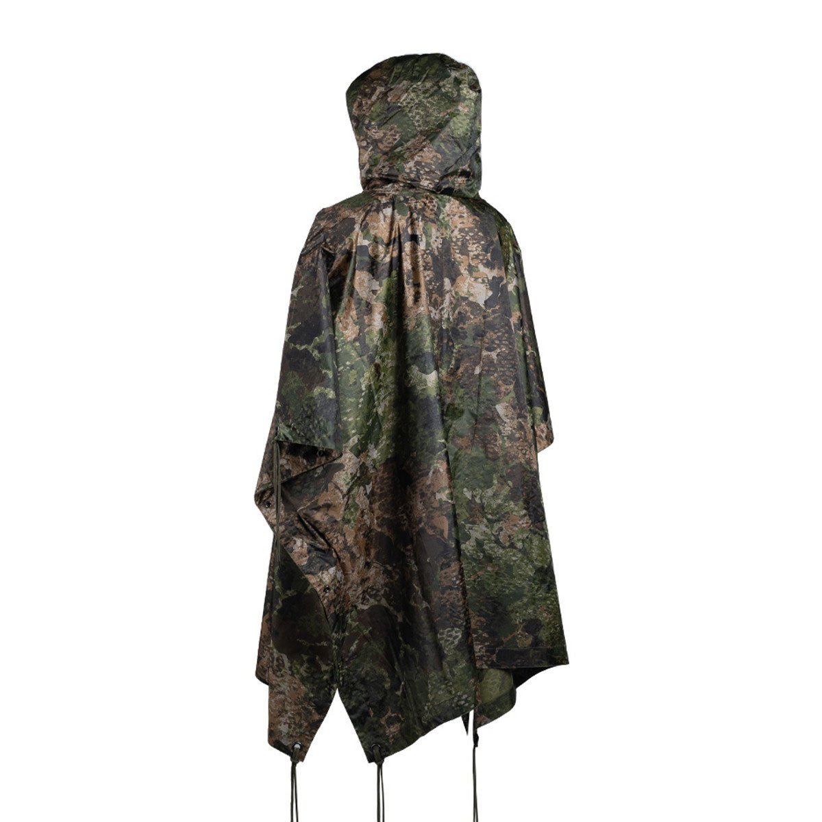 Poncho Mil-Tec CIV-TEC ripstop polyester enduit PVC colonne d'eau 5 000 mm multi-usages
