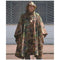 Poncho Mil-Tec type US Army en polyester 210T ripstop enduit polyvinyle colonne d'eau 5000 mm