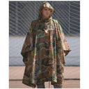 Poncho Mil-Tec type US Army en polyester 210T ripstop enduit polyvinyle colonne d'eau 5000 mm