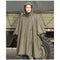 Poncho Mil-Tec type US Army en polyester 210T ripstop enduit polyvinyle colonne d'eau 5000 mm
