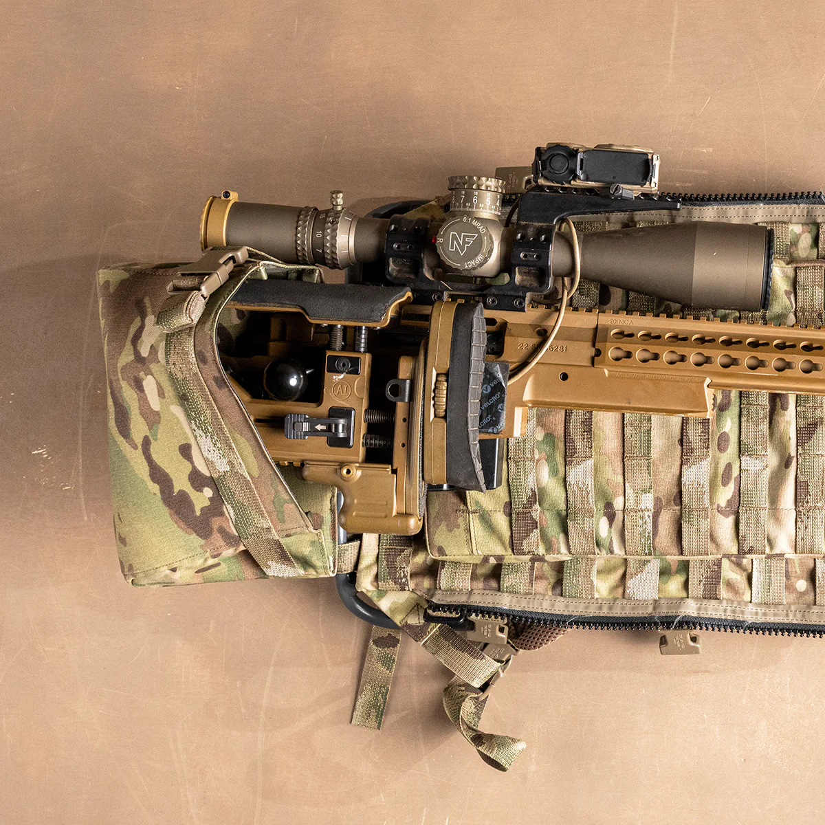 Porte-arme réglable tactique Eberlestock Mission ARC EMOD pour cadre Mission