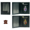 Porte-cartes FDO Bayard en cuir format horizontal 10 x 13 cm une fois fermé