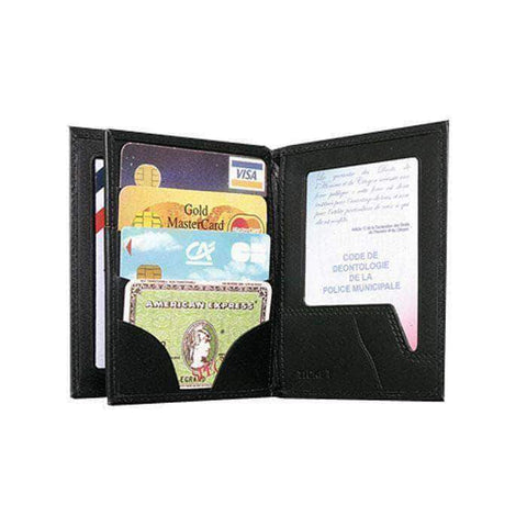 Porte-cartes GK Pro FDO 3 volets cuir emplacement Navigo 125 × 105 mm