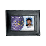 Porte-cartes vertical mini GK Pro FDO 2 volets cuir Navigo 95 × 130 mm