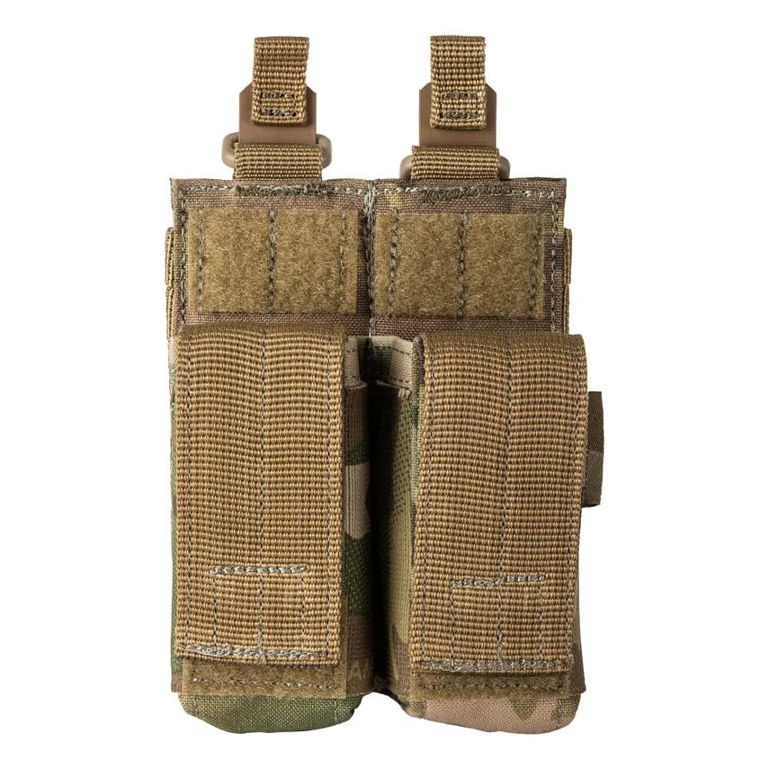 Porte - chargeur fermé DOUBLE PISTOL FLEX COVERT 5.11 Tactical - Multicam - Welkit.com