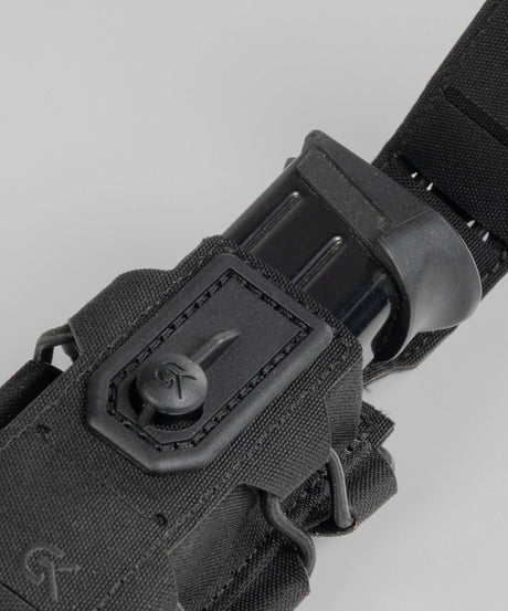 Porte-chargeur 9 mm GK Dutycall sur platine MOLLE en deux finitions